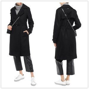 DKNY Black Trench Coat